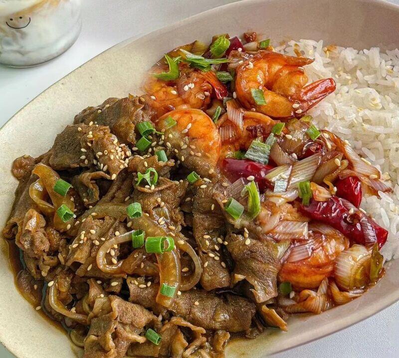 5. Teriyaki Beef Shrimp